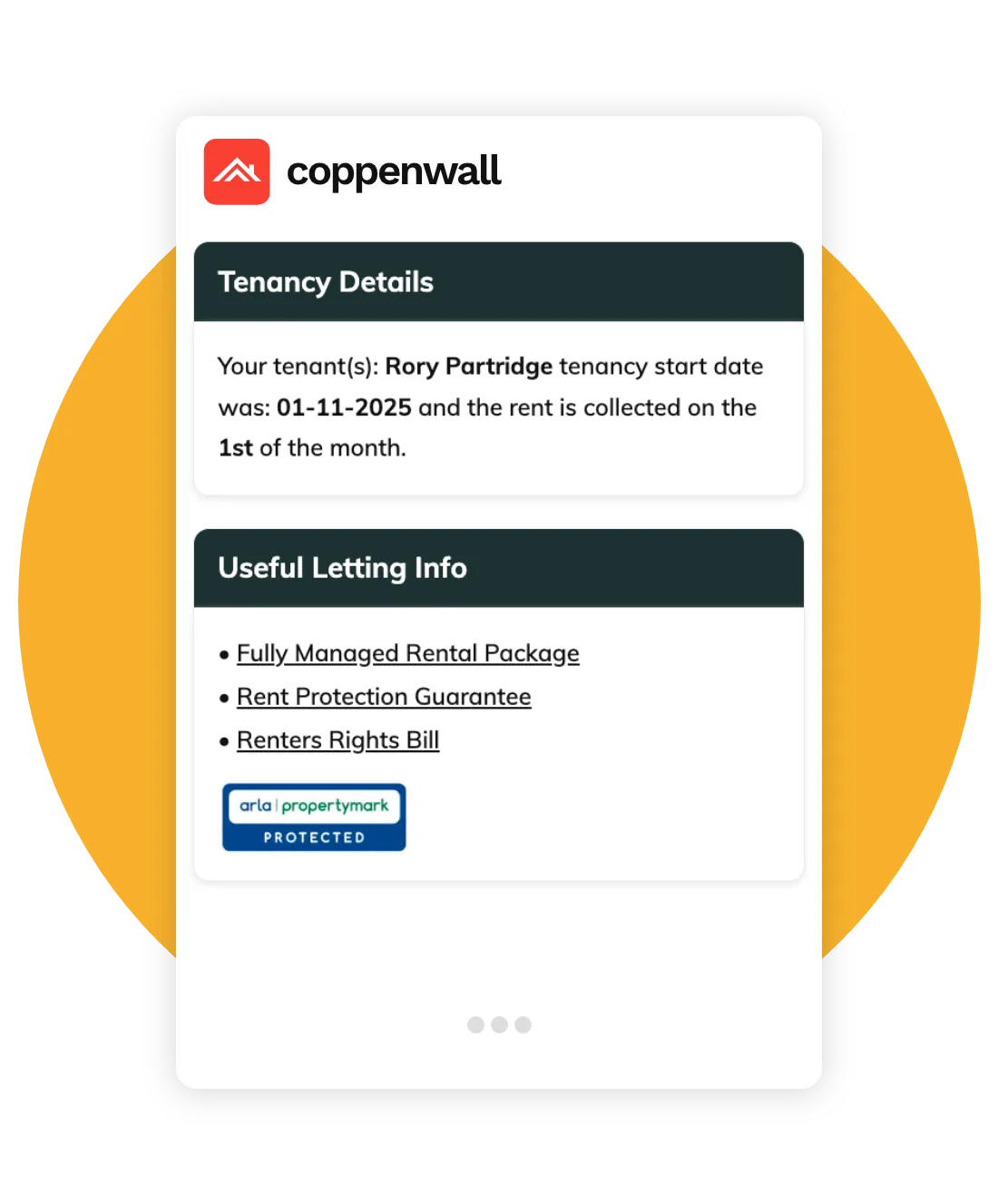 Tenancy Details